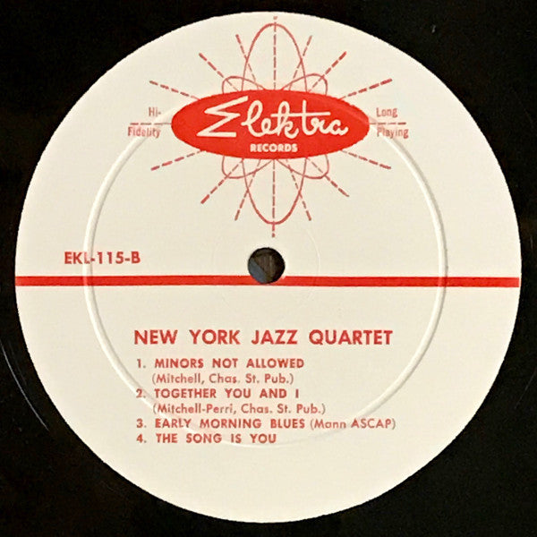 New York Jazz Quartet* : New York Jazz Quartet (LP, Album, Mono)