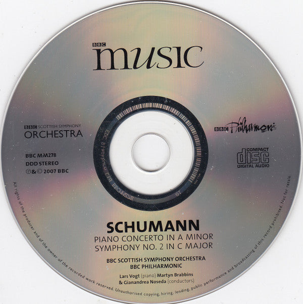 Robert Schumann - Lars Vogt : Piano Concerto & Symphony No. 2 (CD, Album)