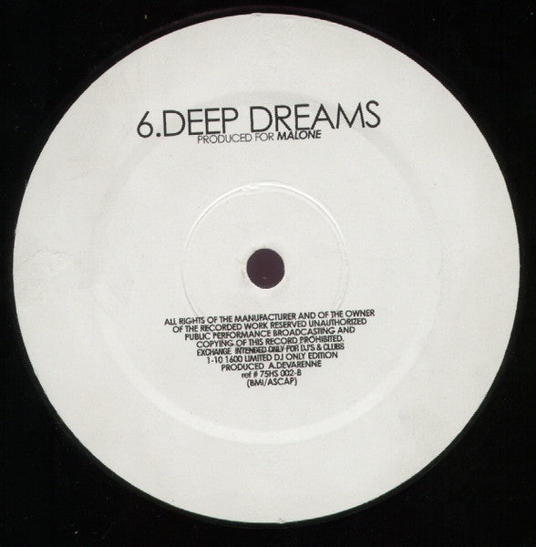Malone : Upbass Breakdown / Move Your Feet / Deep Dreams (12")