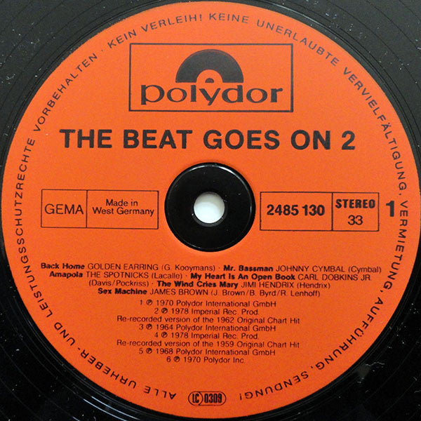 Various : The Beat Goes On Vol. 2 (12 Original Oldies) (LP, Comp)