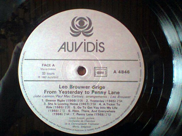 Leo Brouwer : Leo Brouwer Dirige From Yesterday To Penny Lane Et Le Concierto De Lieja (LP, Album)