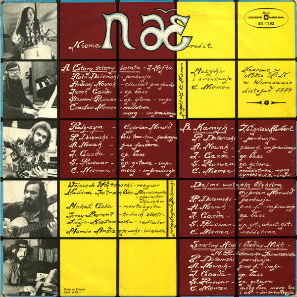 Czesław Niemen : Niemen Aerolit (LP, Album, Blu)