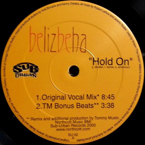 Belizbeha : Hold On (12")