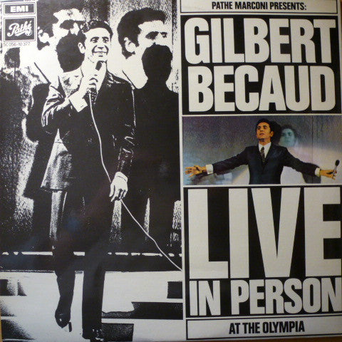 Gilbert Bécaud : Live In Person At The Olympia (LP)