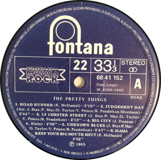 The Pretty Things : The Best Of The Pretty Things (LP, Album, RE)