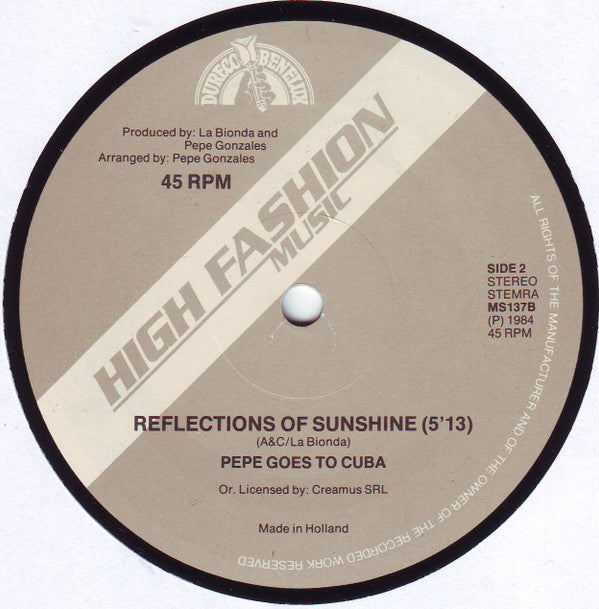 Pepe Goes To Cuba : Kalimba De Luna (12")