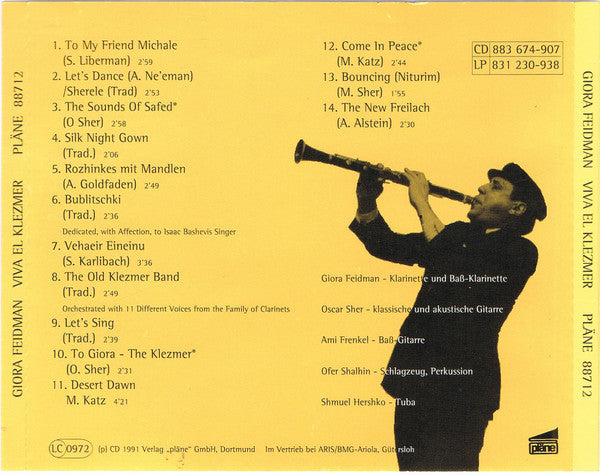 Giora Feidman : Viva El Klezmer (CD, Album)