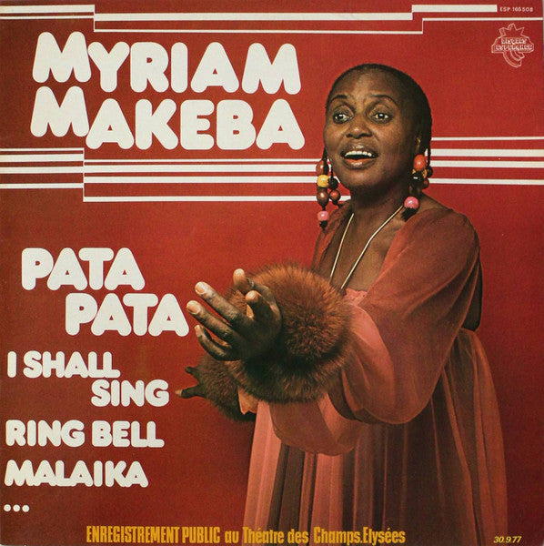 Myriam Makeba* : Enregistrement Public Au Theatre Des Champs Elysees (LP, Album)