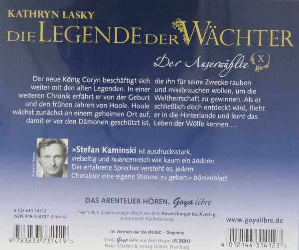 Kathryn Lasky : Die Legenden Der Wächter - Der Auserwählte (3xCD)