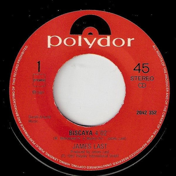 James Last : Biscaya (7", Single)