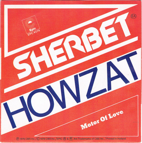 Sherbet : Howzat (7", Single)