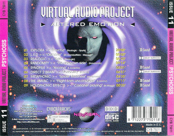 Virtual Audio Project : Psychosis - Issue 11 (CD, Comp, 3D )