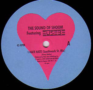 The Sound Of Shoom Featuring Steve Eusebe : I Hate Hate (12")