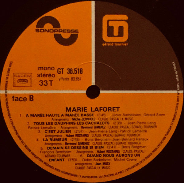 Marie Laforêt : Marie Laforêt (LP, Album)