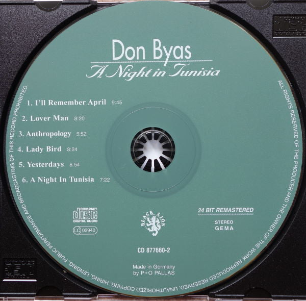 Don Byas : A Night In Tunisia (CD, Comp, RE)