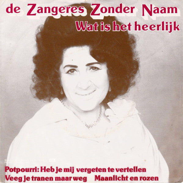 Zangeres Zonder Naam : Wat Is Het Heerlijk (7", Single)