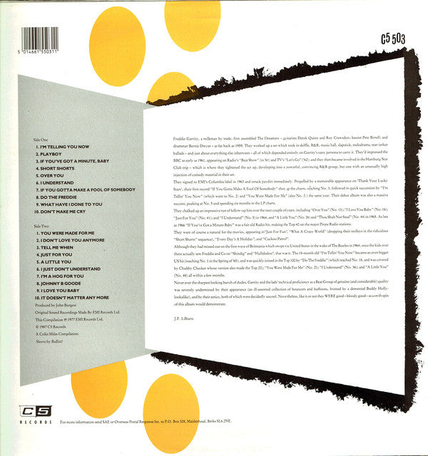 Freddie & The Dreamers : The Best Of Freddie & The Dreamers (LP, Comp, RE)