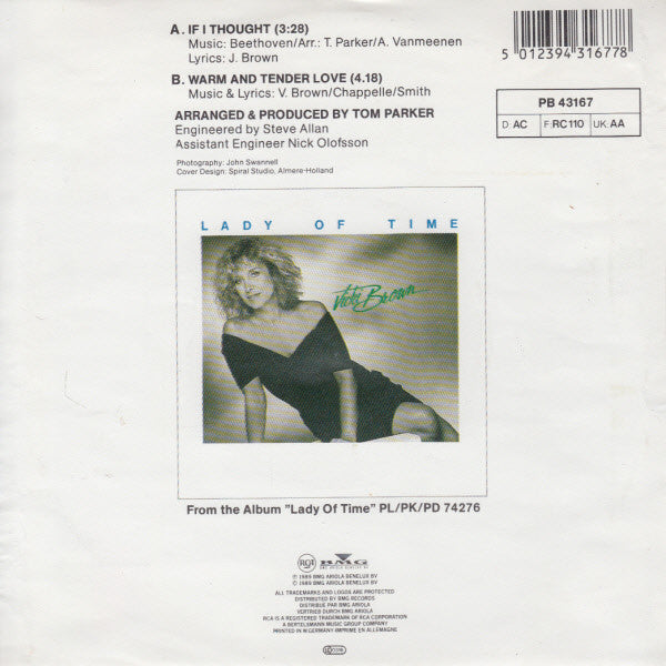 Vicki Brown : If I Thought (7", Single)