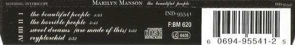 Marilyn Manson : The Beautiful People (CD, Maxi, Enh)