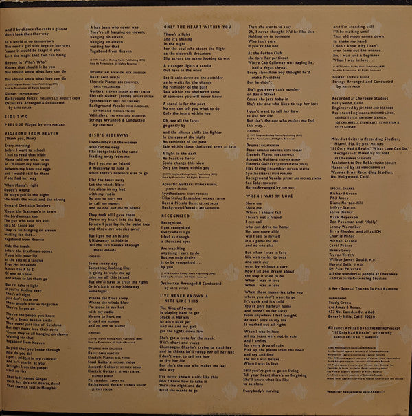 Stephen Bishop : Bish (LP, Album, Gat)