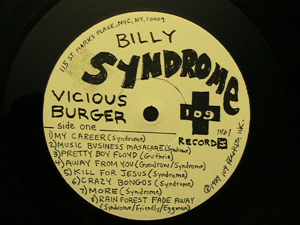 Billy Syndrome : Vicious Burger (LP, Album)