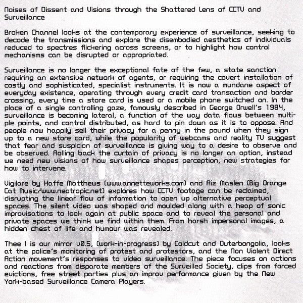 Various : Broken Channel (CD, Comp, P/Mixed + DVD-V, PAL)