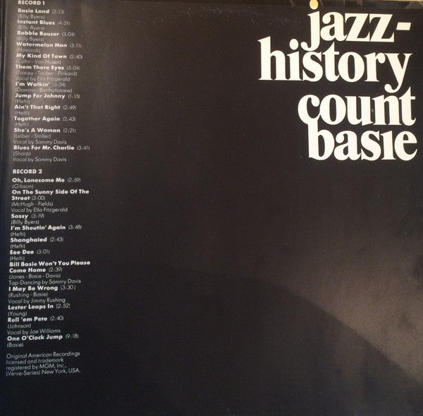 Count Basie : Jazz History Vol. 4 (2xLP, Comp)