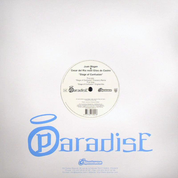 Juan Magan & Cesar Del Rio* Meet Elias De Castro : Stage Of Confusion (12")