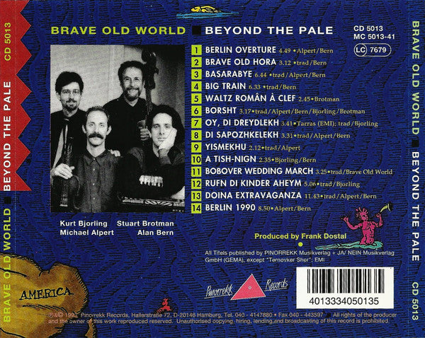Brave Old World : Beyond The Pale (CD)