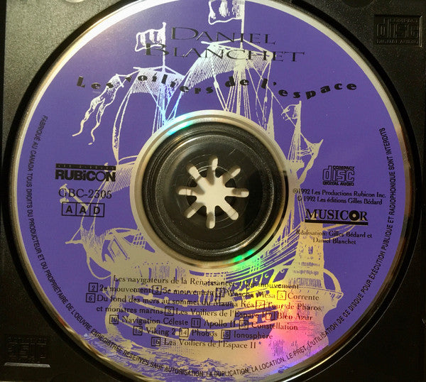 Daniel Blanchet : Les Voiliers De L'Espace [Starsailing] (CD, Album)