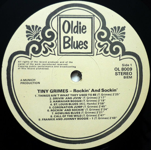 Tiny Grimes : Rockin' And Sockin' (LP, Comp, RM)