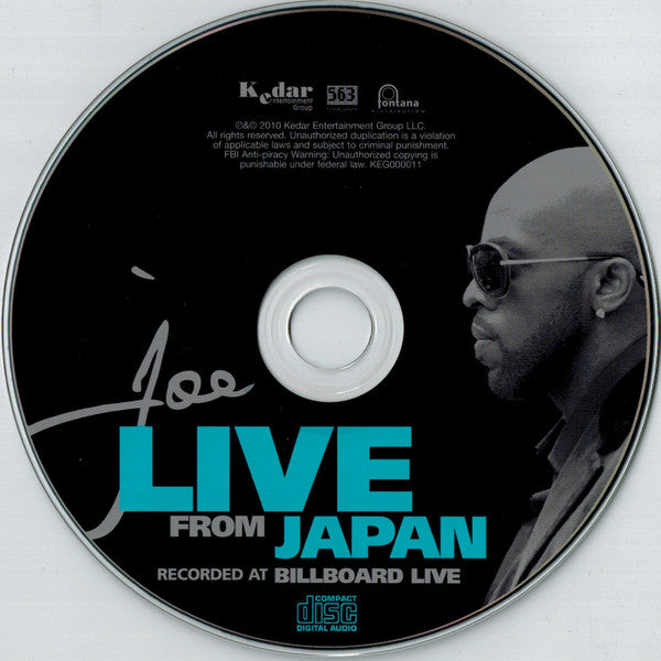 Joe : Live From Japan (CD, Album + DVD-V, NTSC)