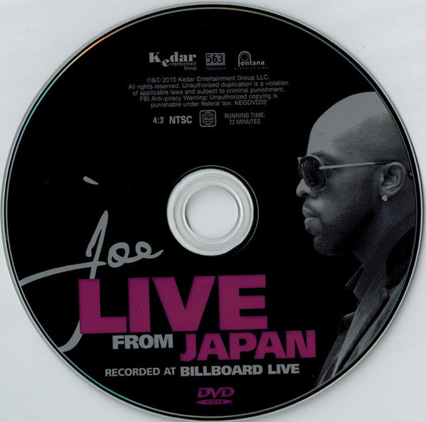 Joe : Live From Japan (CD, Album + DVD-V, NTSC)