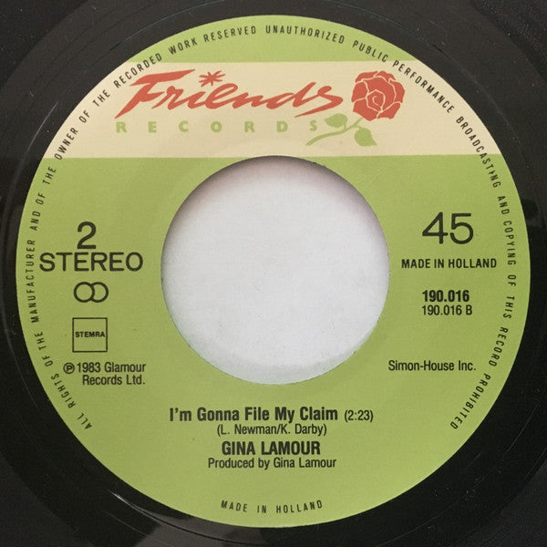 Gina Lamour : The Continental (7", Single)