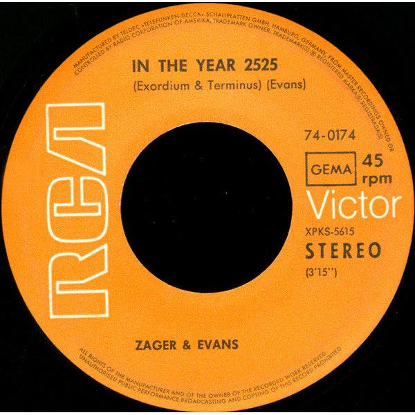 Zager & Evans : In The Year 2525 (7", Single)
