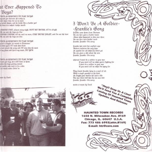 Outsiders (6) : Don't Tread On Me (7", EP, Blu)