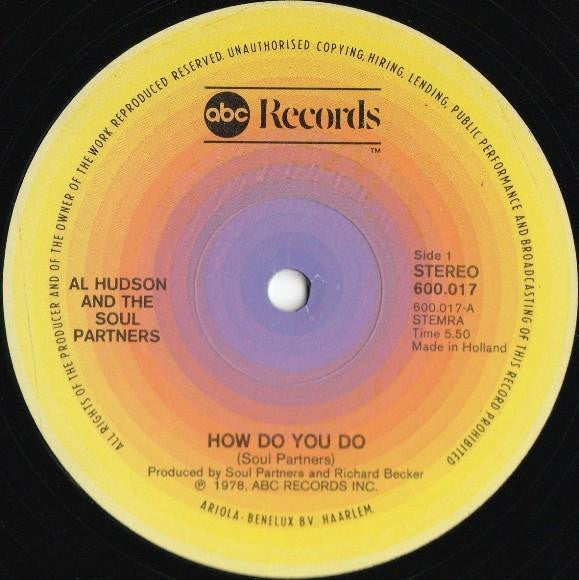 Al Hudson & The Partners : How Do You Do (12", Single)