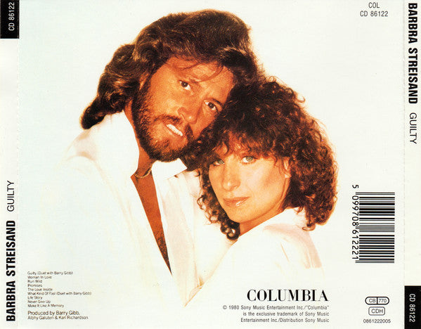 Barbra Streisand : Guilty (CD, Album, RE)