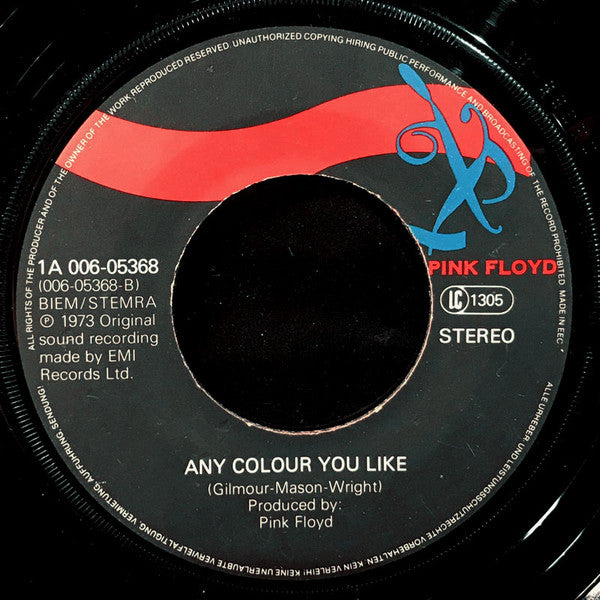 Pink Floyd : Money (Edited Version) (7", Single)