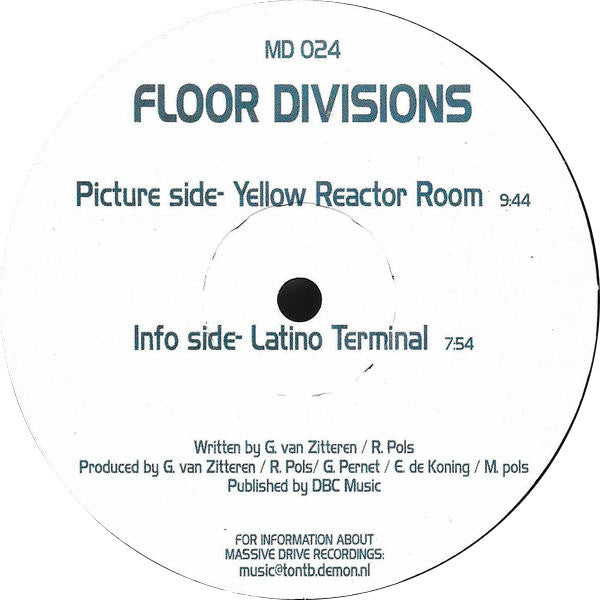 Floor Divisions : Yellow Reactor Room (12")