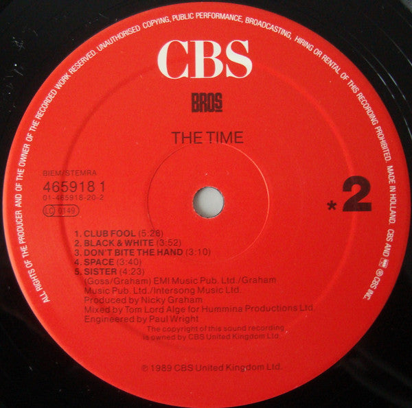 Bros : The Time (LP, Album)