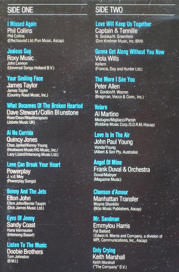 Various : Listen To The Music (LP, Album, Comp)