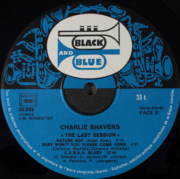 Charlie Shavers : The Last Session (LP)