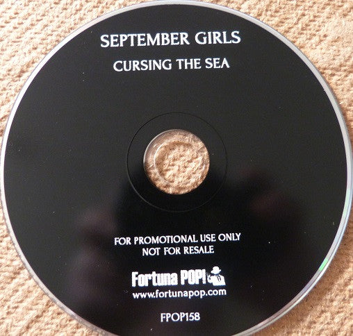 September Girls : Cursing The Sea (CD, Album, Promo)