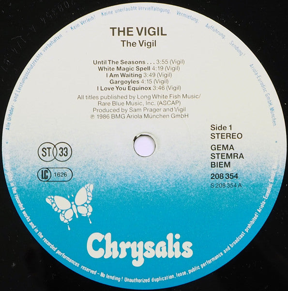 Vigil (3) : Vigil (LP, Album)