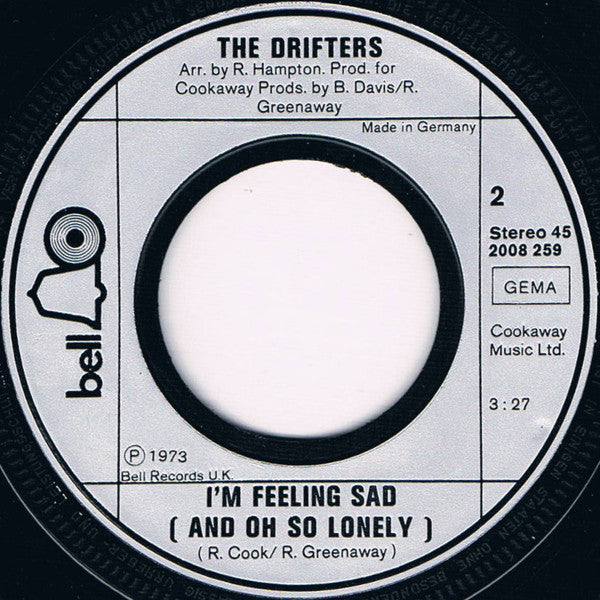 The Drifters : Kissin' In The Back Row Of The Movies (7", Single)