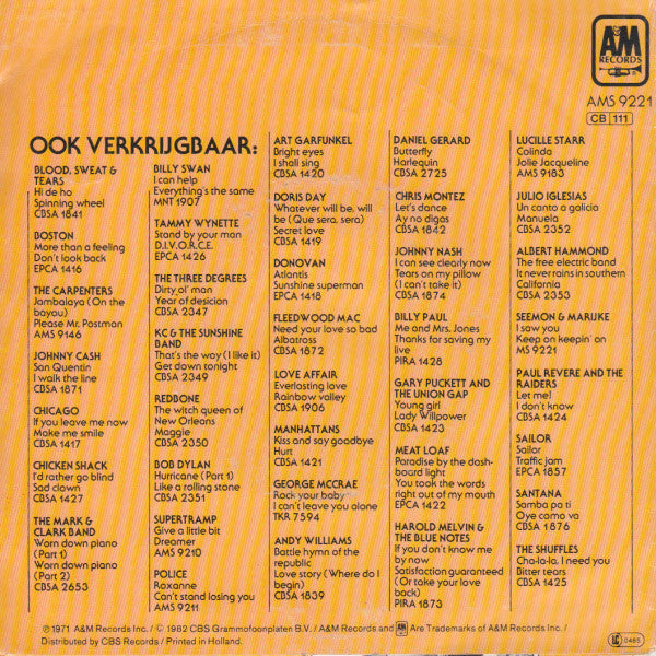 Seemon & Marijke : I Saw You / Keep On Keepin' On (7")