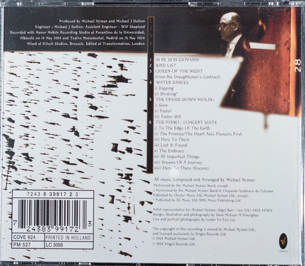 Michael Nyman : Live (CD, Album)