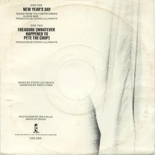 U2 : New Year's Day (7", Single)