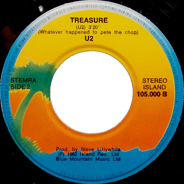 U2 : New Year's Day (7", Single)